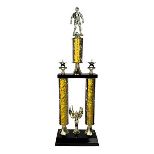 Trofeo de Tubo con Figura Serie 50 de Futbol